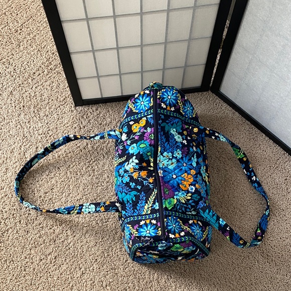 Vera Bradley Midnight Blues Travel Duffel Tote Bag - Picture 5 of 11
